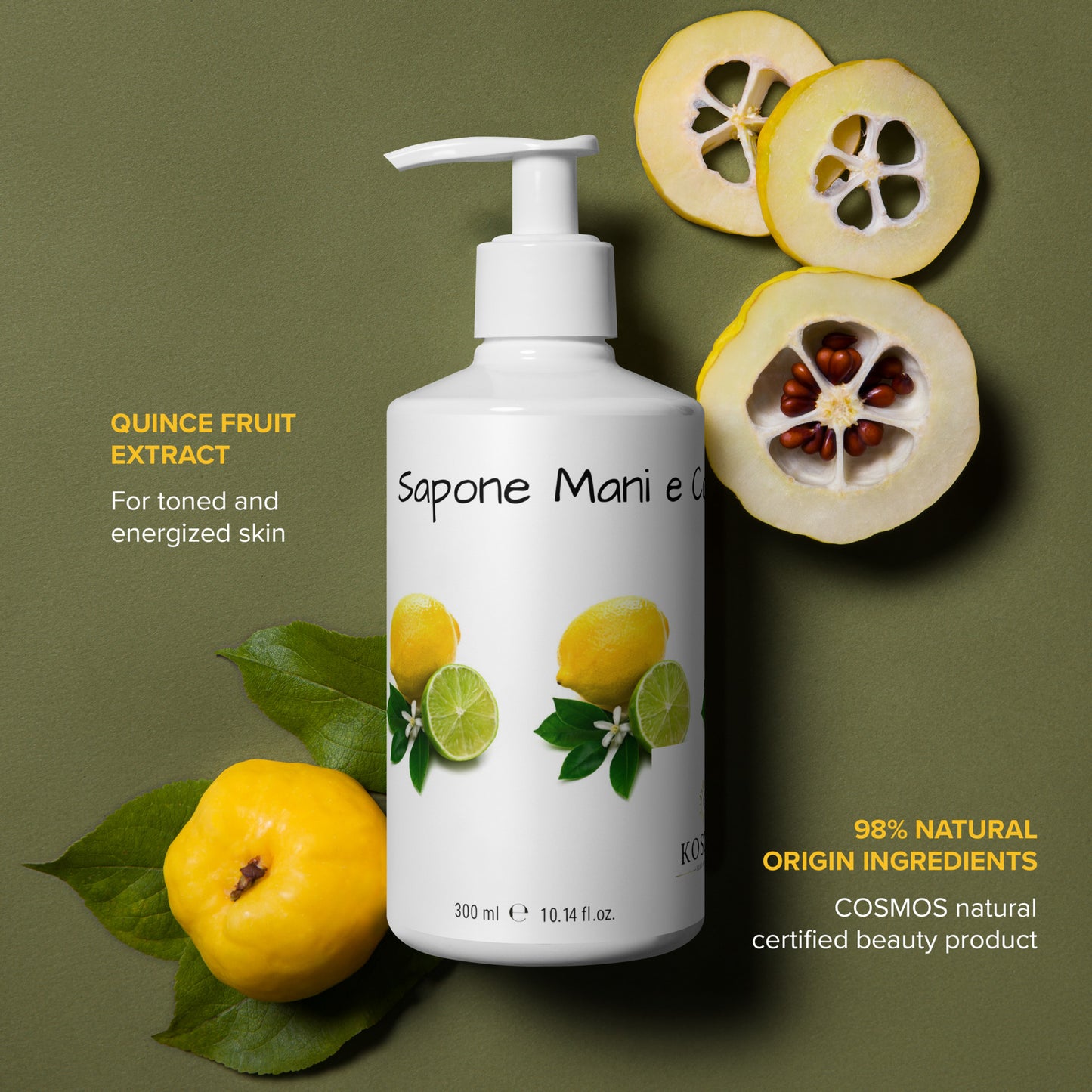 Detergente rinfrescante per mani e corpo - Kosmev